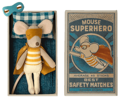 Super hero mouse, Little brother in matchbox Mouse in Matchbox