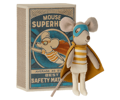 Super hero mouse, Little brother in matchbox Mouse in Matchbox