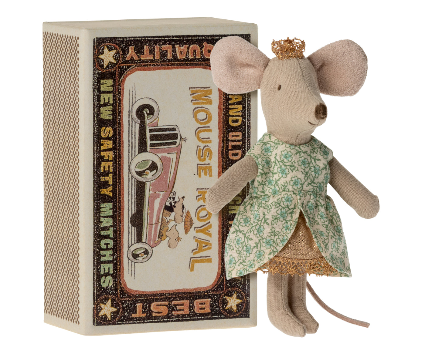 Maileg Princess Mouse Little Sister in a Matchbox