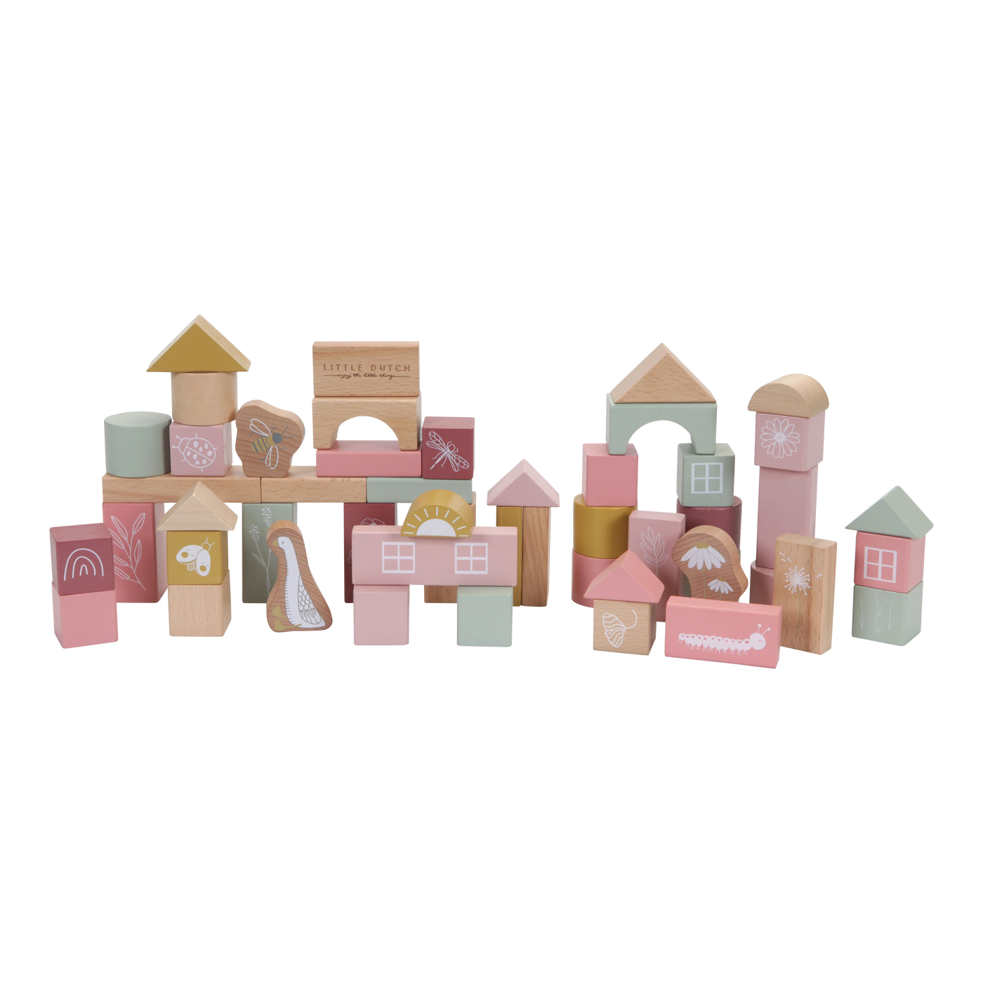 Little Dutch -  Building Blocks Pink