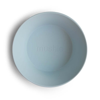 Mushie Dinner Bowl Round - Powder Blue (2 pack)