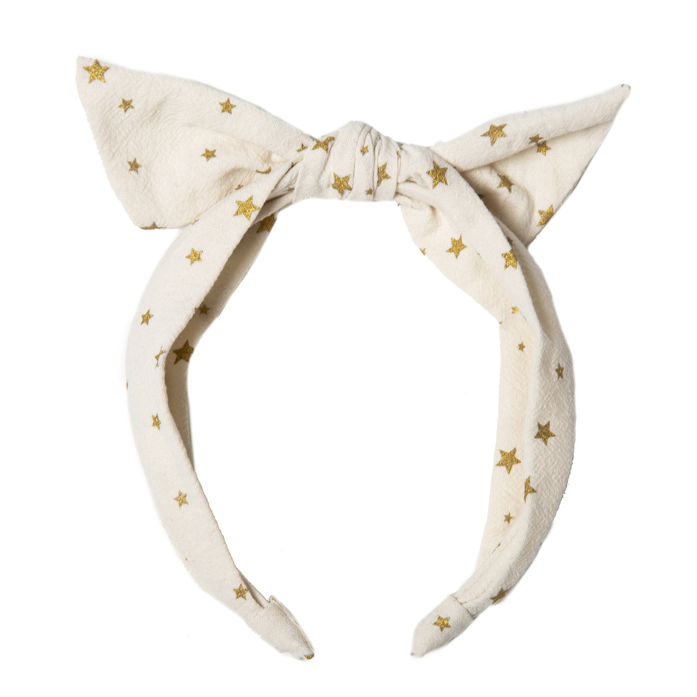 Scattered Stars Tie Headband - Ivory