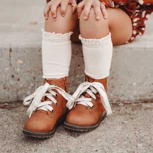 Lace To Knee High Sock Bundle - Basics + Neutrals