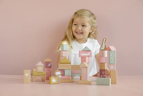 Little Dutch -  Building Blocks Pink