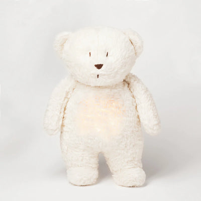 Moonie Organic Humming Bear - Cry Sensor Baby Sleep Aid - Polar